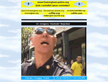 Tablet Screenshot of framingham-police.org